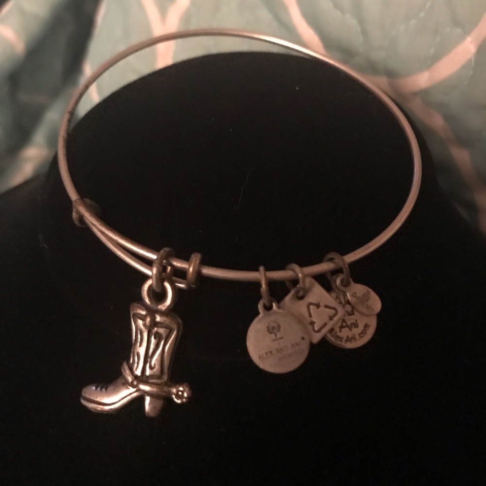 Alex and Ani Cowboy/Cowgirl Boot Bangle Bracelet